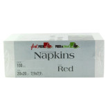 Luxury Red Vine Cotton Cocktail Napkin L:7.9in W:7.9in - 100 pcs Luxury Red Vine Cotton Cocktail Napkin L:7.9in W:7.9in - 100 pcs